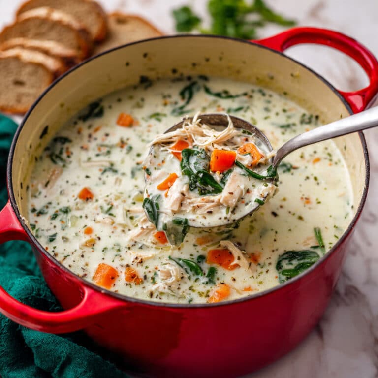 Creamy Chicken Florentine Soup Recipe