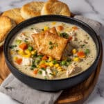 Creamy Chicken Pot Pie Soup Recipe