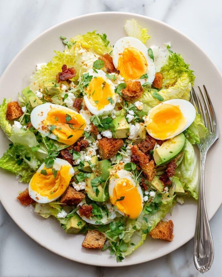 Breakfast Salad with Avocado and Egg Recipe