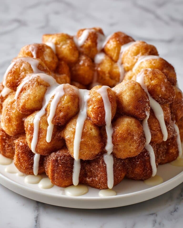 Apple Cinnamon Pull-Apart Bread with Glaze Recipe