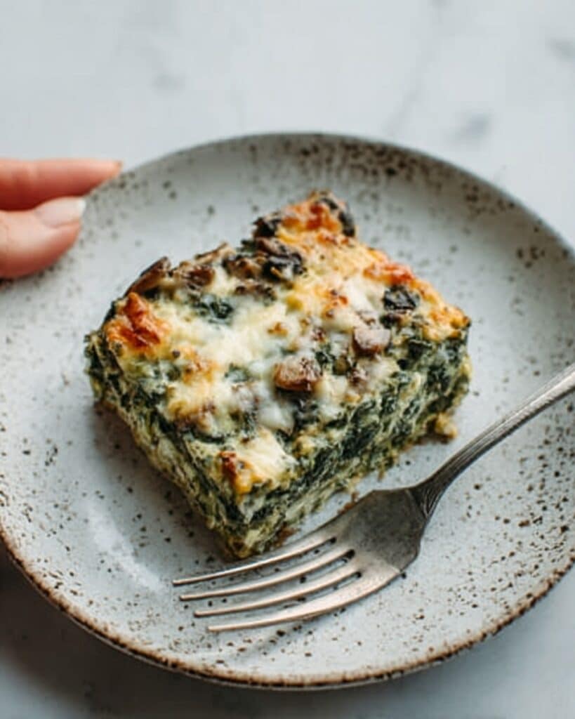 Cheesy Spinach and Beef Casserole (Spinach Fandango) Recipe