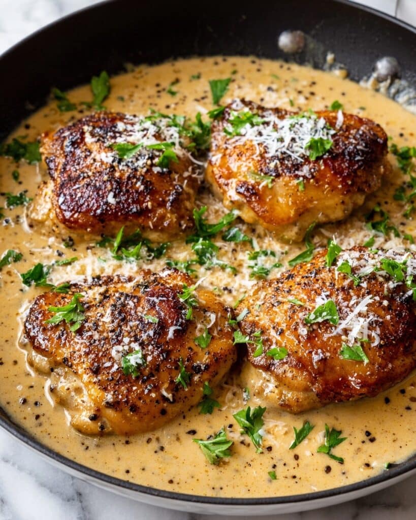 Garlic Parmesan Cream Chicken Recipe