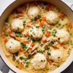 Homestyle Chicken Soup with Fluffy Dumplings Recipe