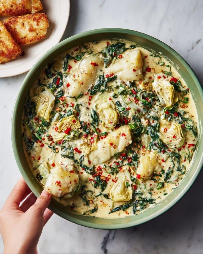 Creamy Spinach and Artichoke Chicken Recipe