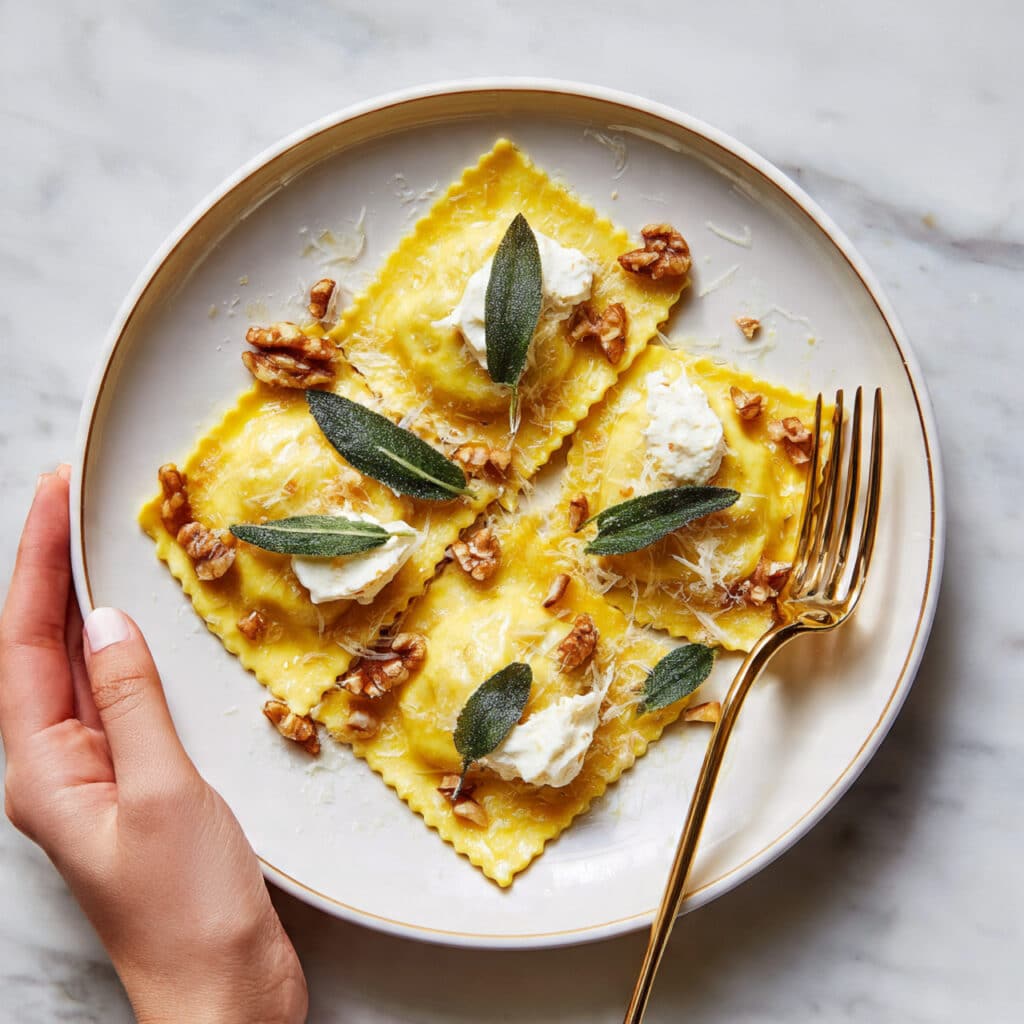 Creamy Pumpkin Tortellini with Warm Spices Recipe