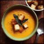 Roasted Sweet Potato and Apple Soup Recipe