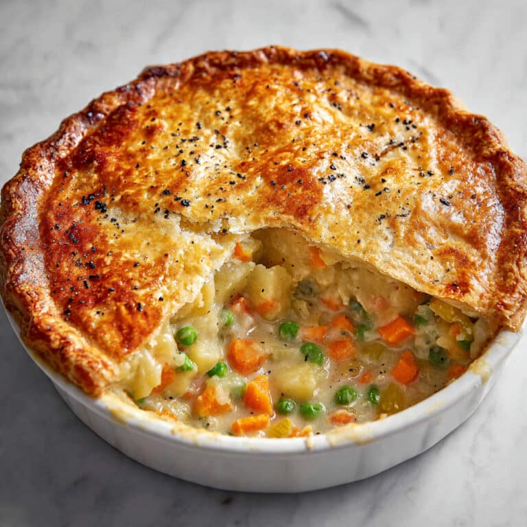 Chicken Pot Pie with Sage Crust Recipe