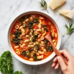 Minestrone Soup With Fresh Vegetables Recipe