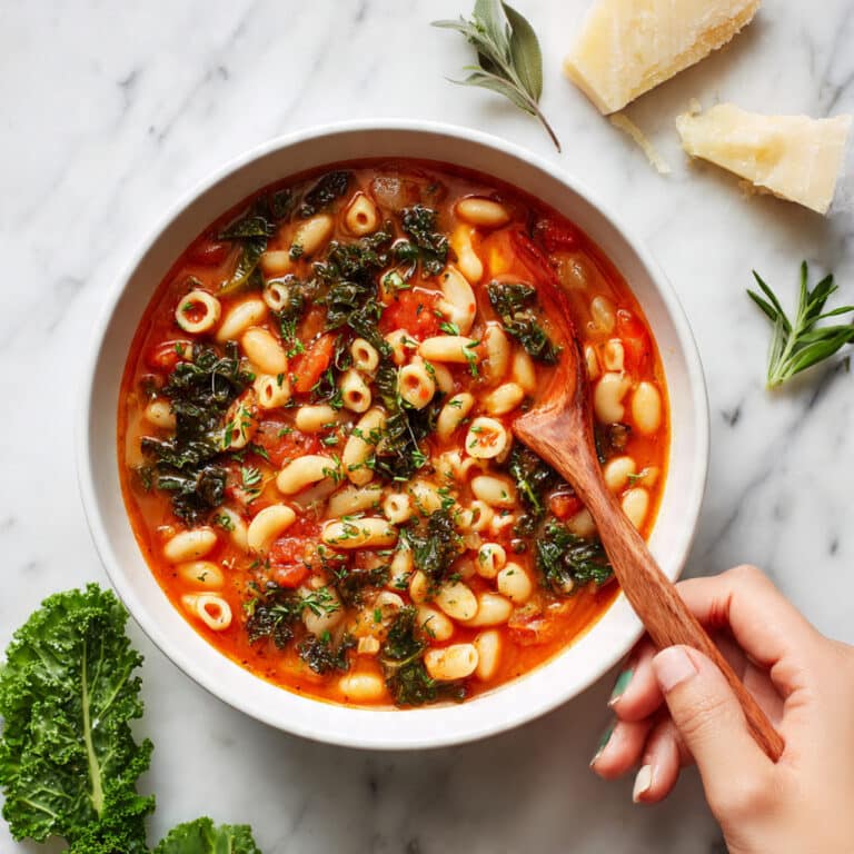 Minestrone Soup With Fresh Vegetables Recipe