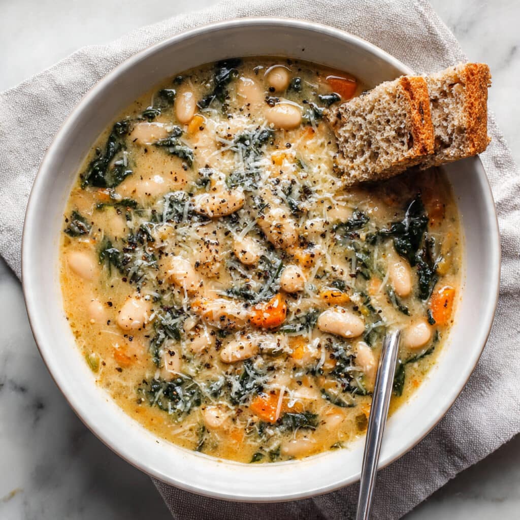 Cannellini Bean, Sausage, and Kale Soup Recipe