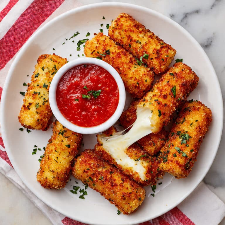 Air Fryer Mozzarella Sticks Recipe