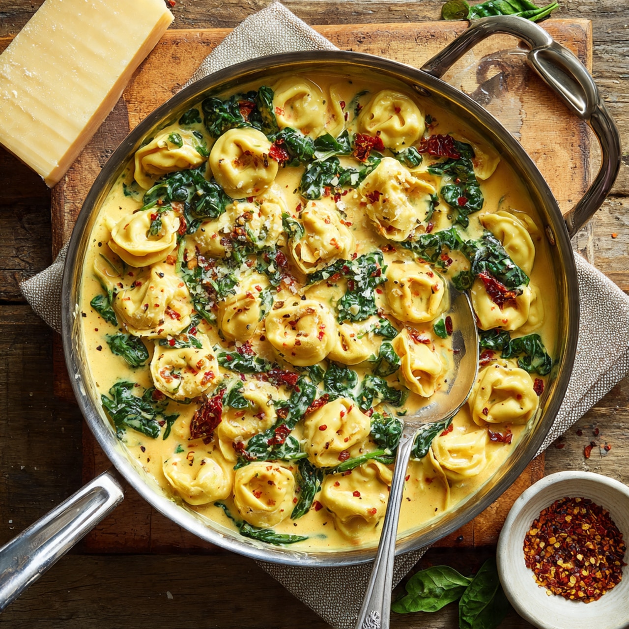 30-Minute Tortellini in Creamy Sun-Dried Tomato Sauce Recipe