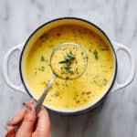 Asparagus and Leek Soup With Parmesan Cheese Recipe