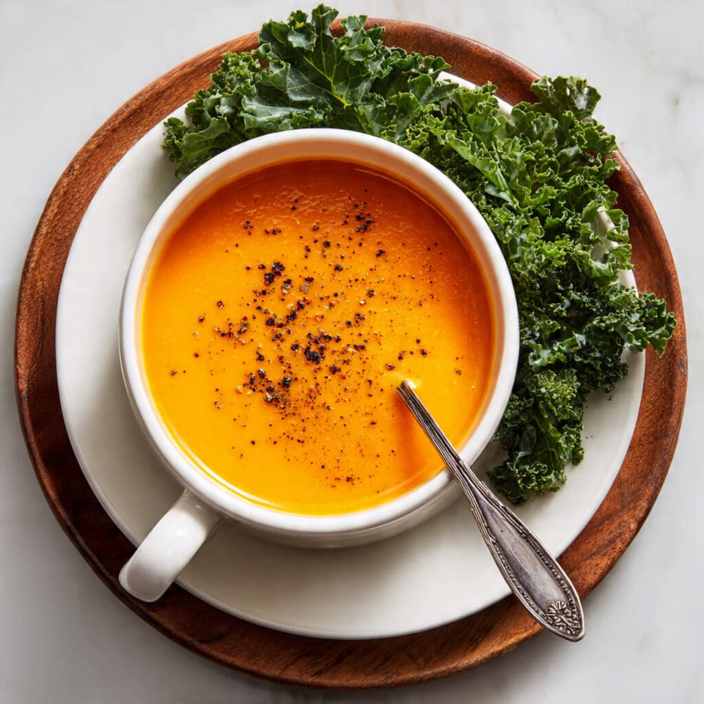 Roasted Carrot & Ginger Soup Recipe
