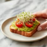 Hummus Veggie Rice Cake Recipe