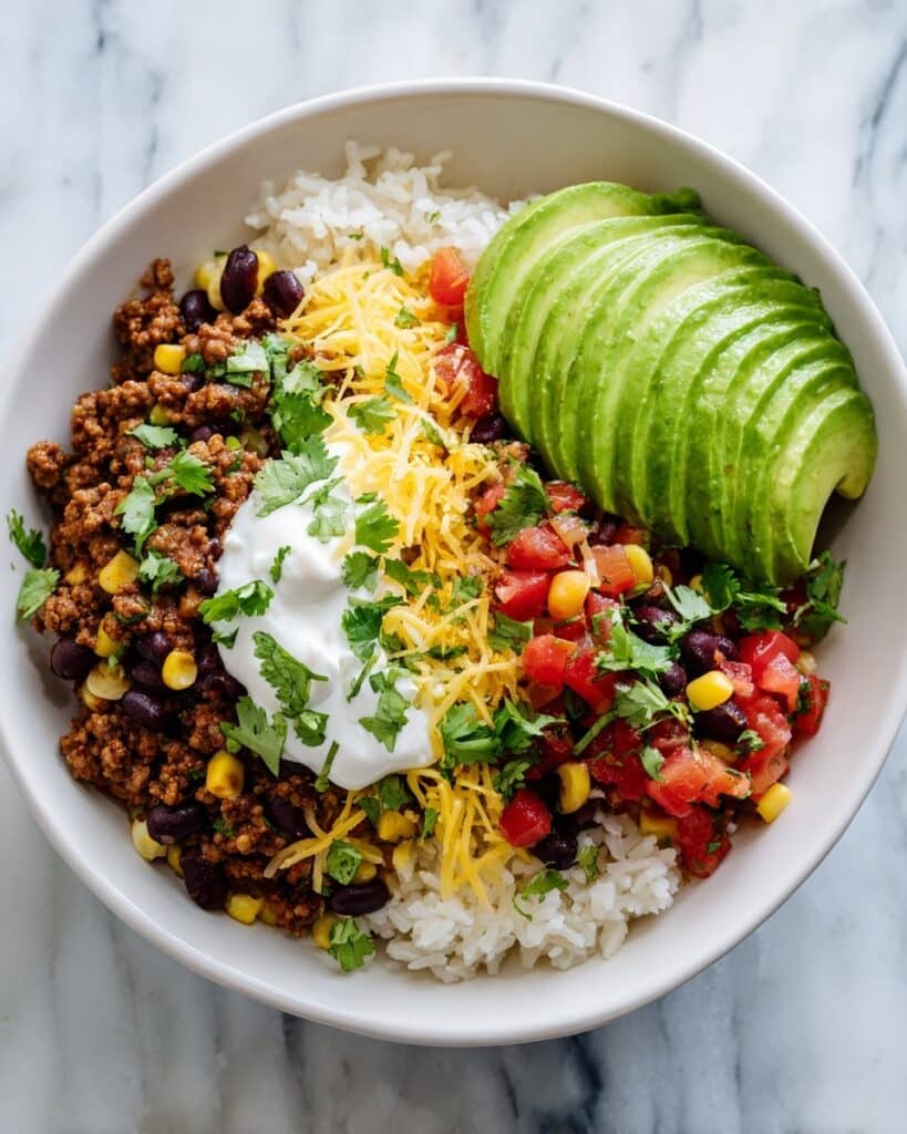 Easy Taco Rice Bowl Recipe