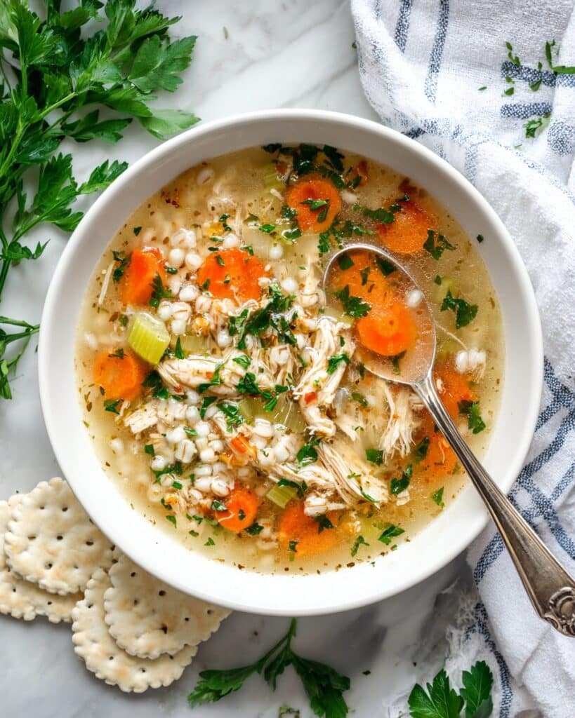 Chicken Barley Soup Recipe