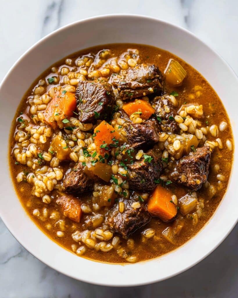 Hearty Beef and Barley Soup Recipe