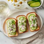 Easy Cucumber Salad Sandwiches Recipe