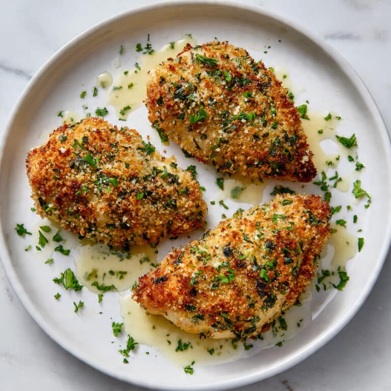 Parmesan Crusted Chicken (Oven Baked) Recipe