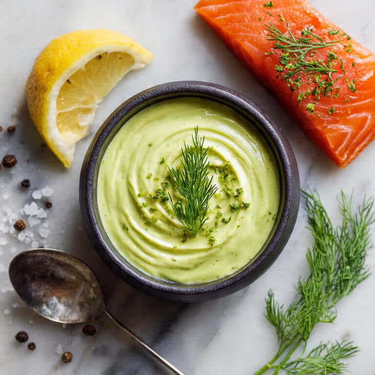 Gordon Ramsay Creamy Dill Sauce for Salmon (2-Minute Blender Method) Recipe