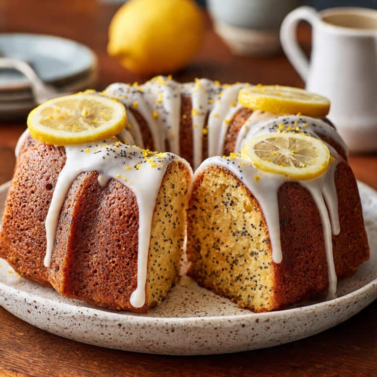 Lemon Poppy Seed Cake (Moist & Zesty) Recipe