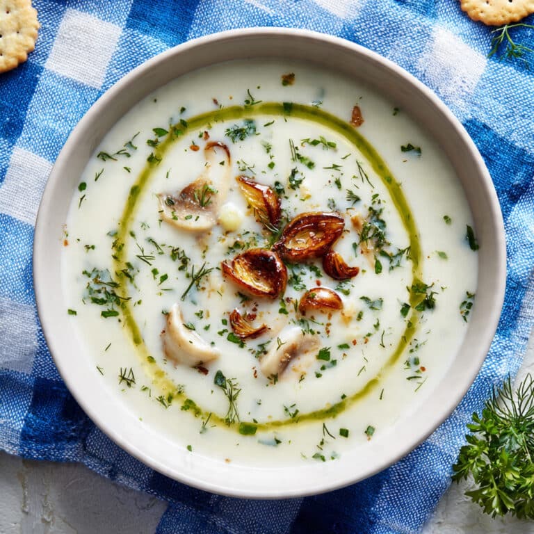 Creamy New England Clam Chowder with Roasted Poblano Pepper Recipe