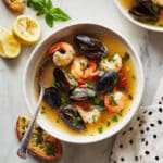 Bouillabaisse: Classic French Seafood Stew with Saffron and Fresh Fish Recipe
