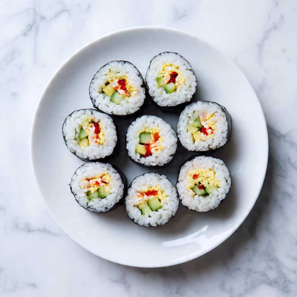 Korean Egg Roll Kimbap Recipe
