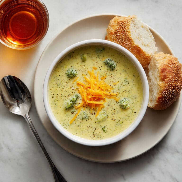 Easy Broccoli Cheddar Soup Recipe