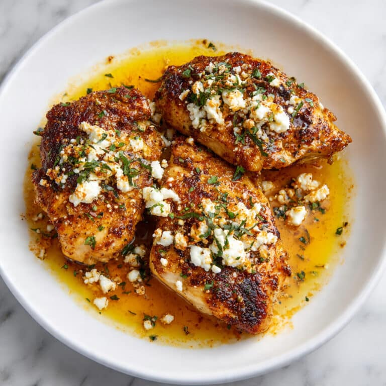 Greek Chicken with Lemon and Feta Recipe