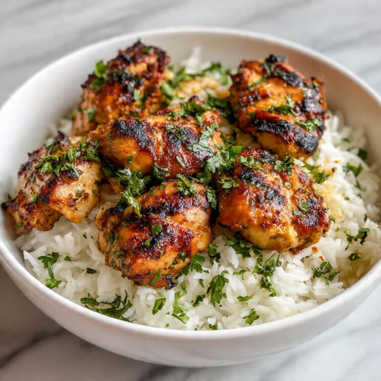 Spicy Maple Chicken with Coconut Rice Recipe