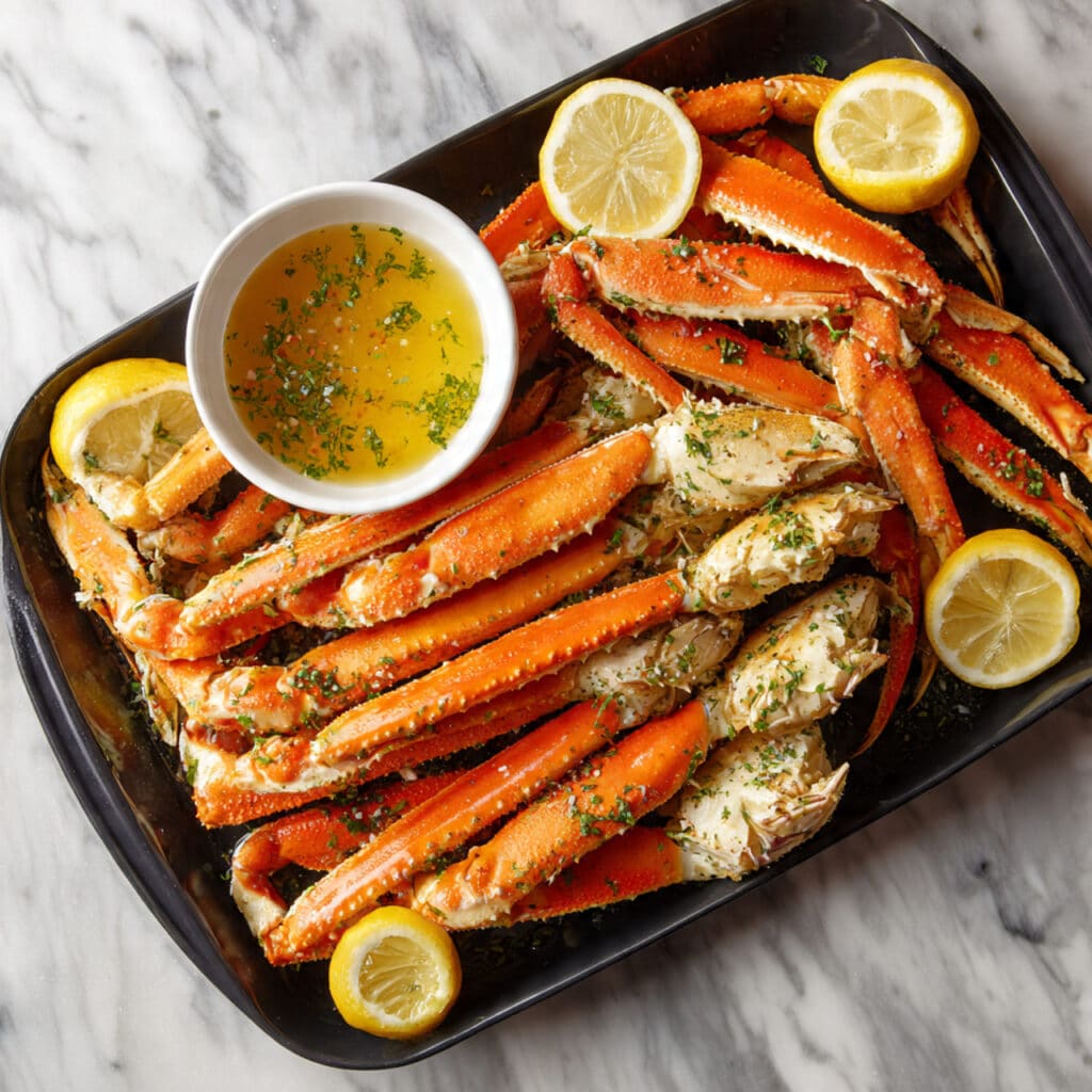 Oven-Baked Crab Legs with Garlic Butter Recipe