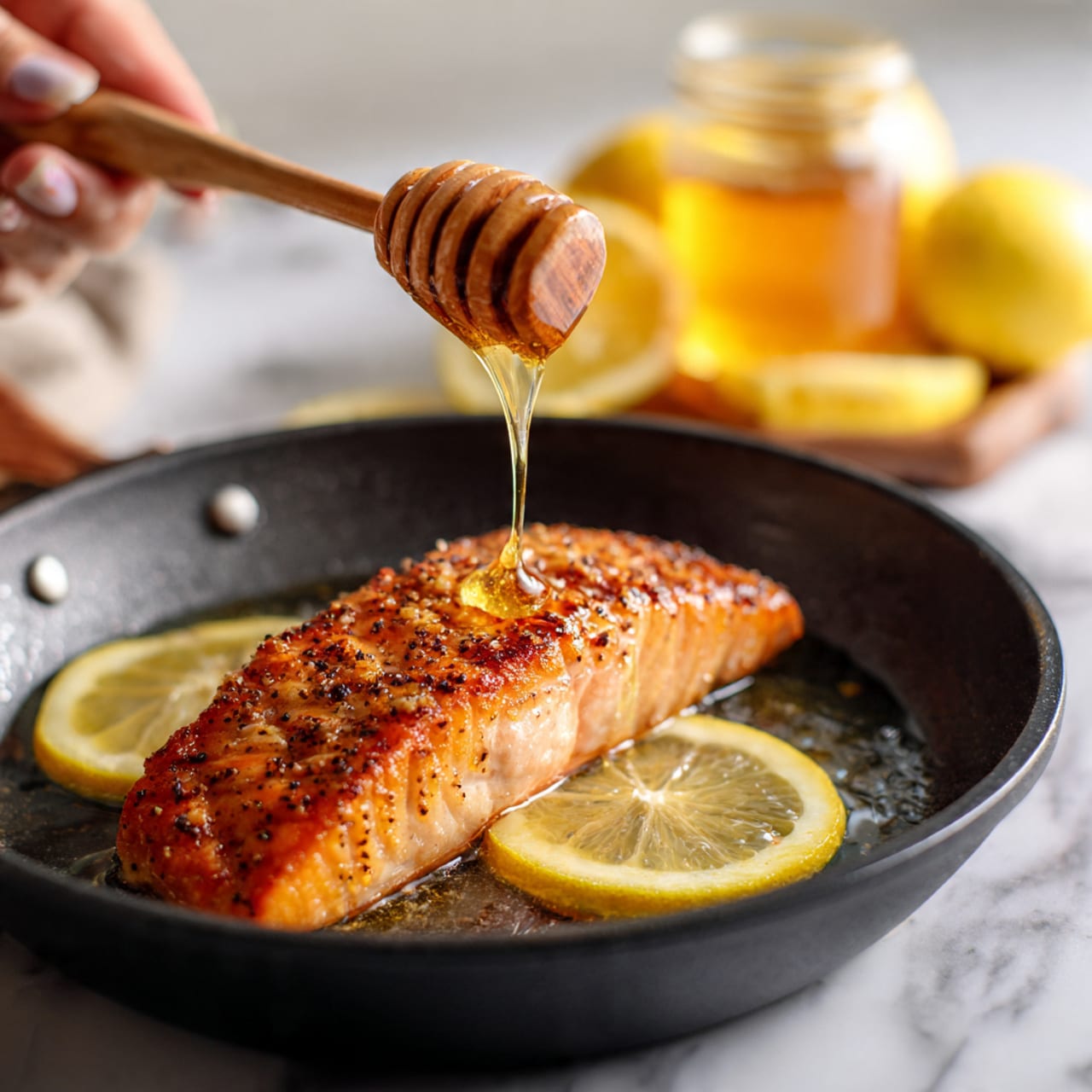 Gordon Ramsay Honey-Garlic Glaze for Salmon Recipe