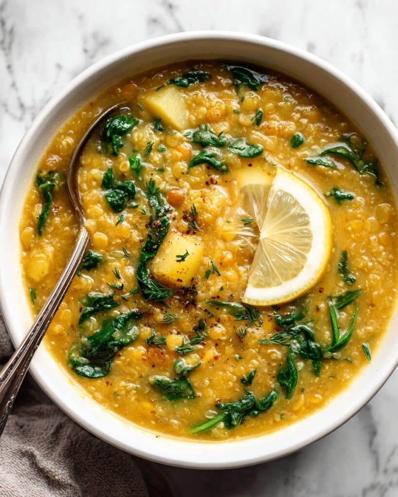 Easy Lemon Lentil Soup Recipe