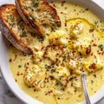 Vegan Garlic Chickpea Soup Recipe