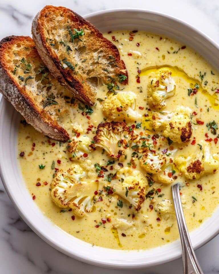 Vegan Garlic Chickpea Soup Recipe