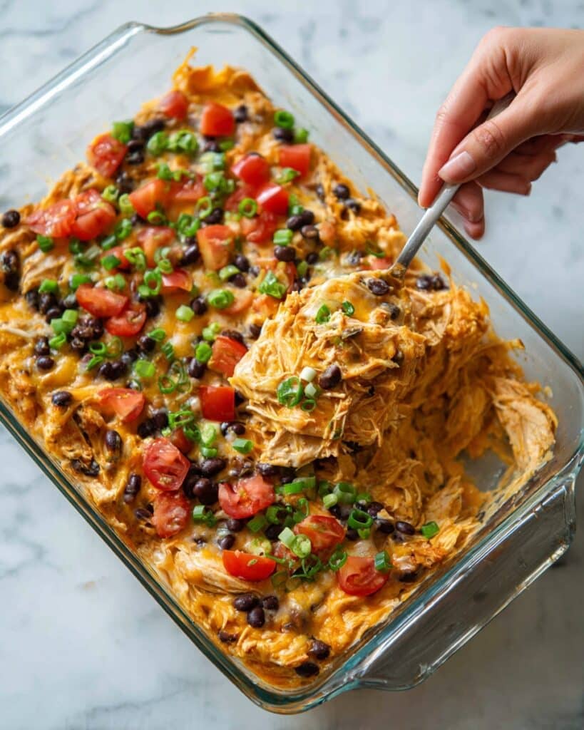 Easy Chicken Burrito Casserole Recipe