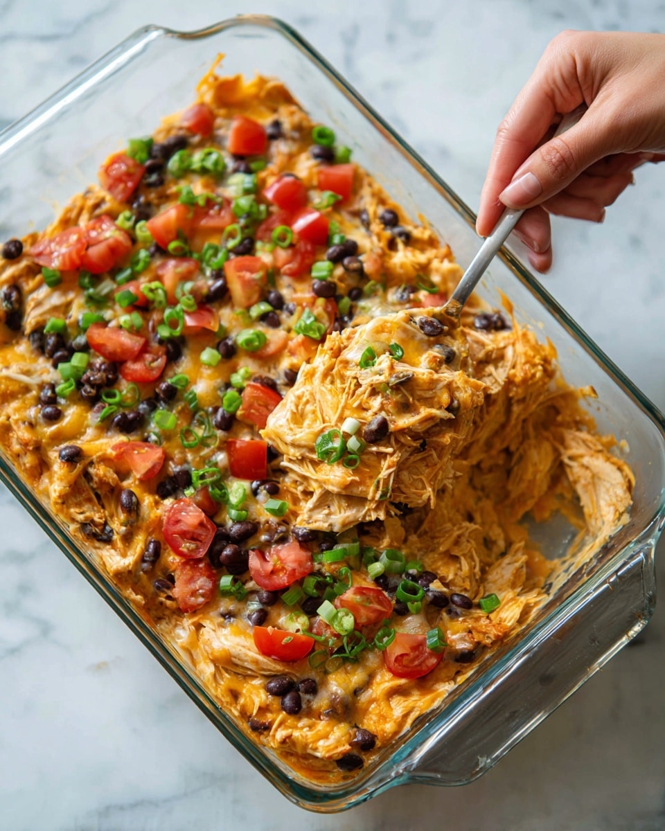 Easy Chicken Burrito Casserole Recipe