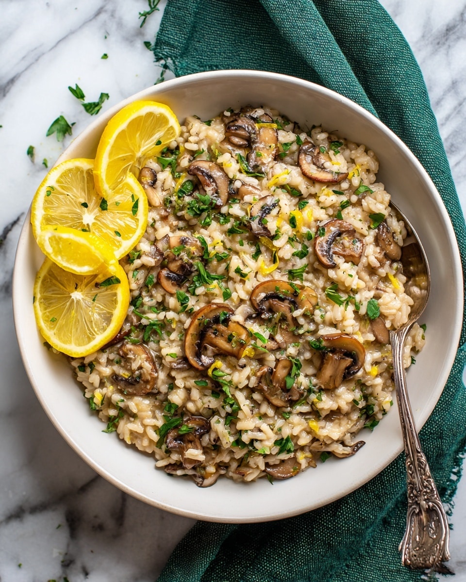Creamy Mushroom Risotto Recipe