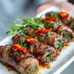 Thai Basil Beef Rolls Recipe