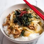 Beef Donburi with Shiso Garlic Soy Sauce Recipe