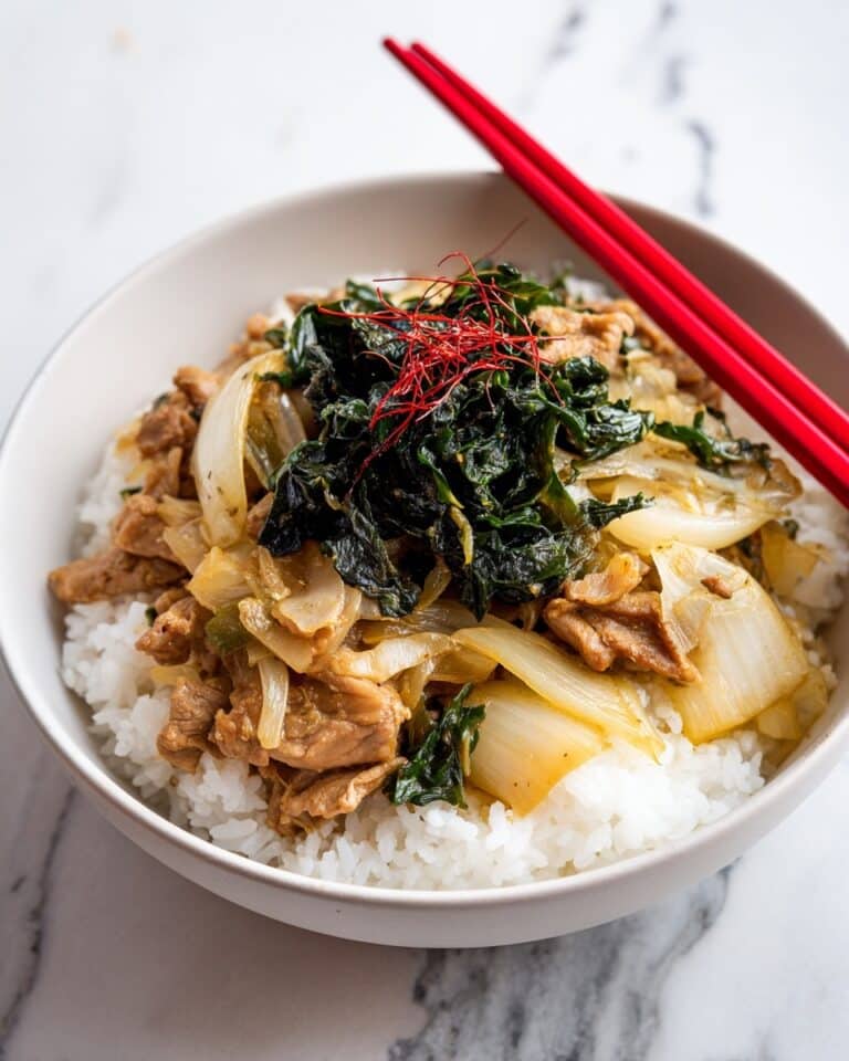 Beef Donburi with Shiso Garlic Soy Sauce Recipe