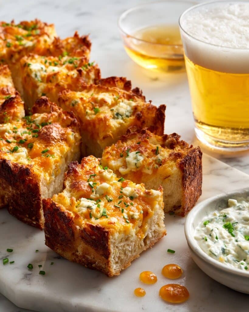 Buffalo Ranch Chicken Pull-Apart Bread Recipe