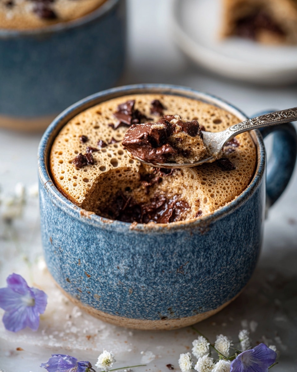 5-Minute Chocolate Chunk Banana Bread Mug Cake Recipe