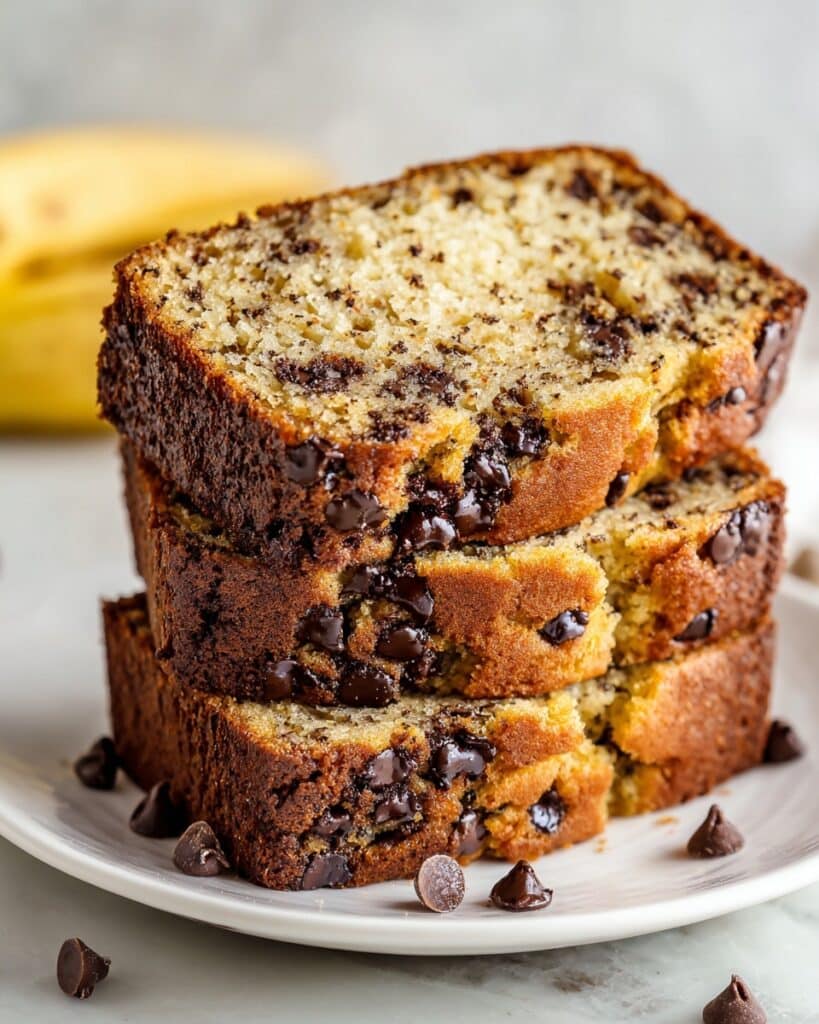 Chocolate Chip Banana Bread Recipe