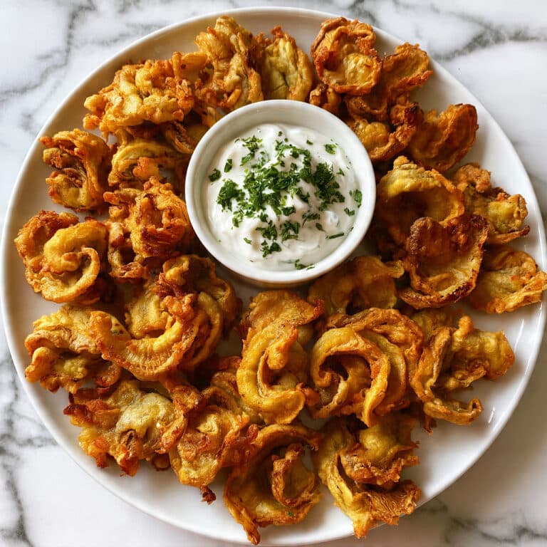 Crispy Fried Mushrooms with Cool Ranch Dip Recipe