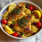 Mediterranean Chicken and Rice Bake Recipe