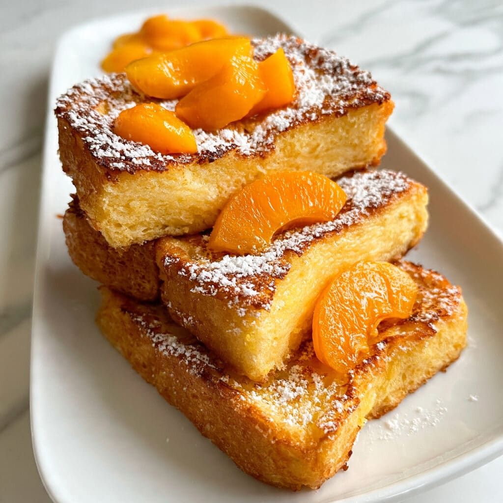 Peach Cobbler French Toast Recipe