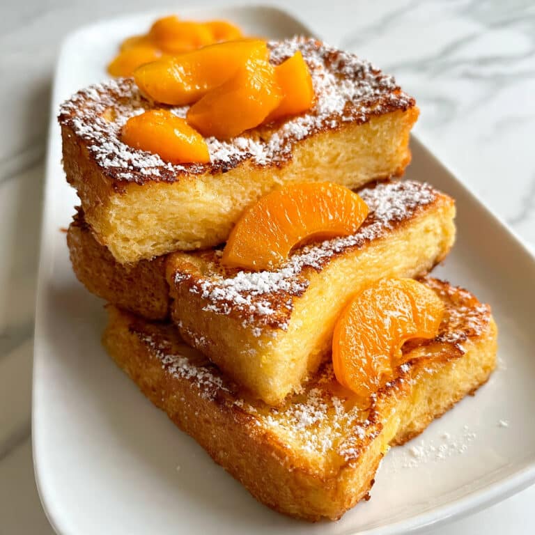 Peach Cobbler French Toast Recipe